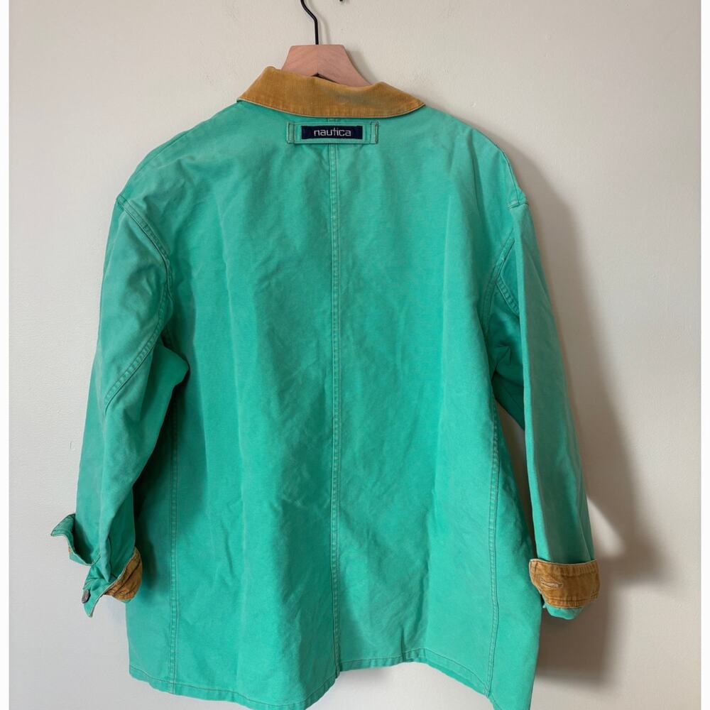 Nautica Vintage Barn Coat Large Canvas Chore Utility - Picture 3 of 9